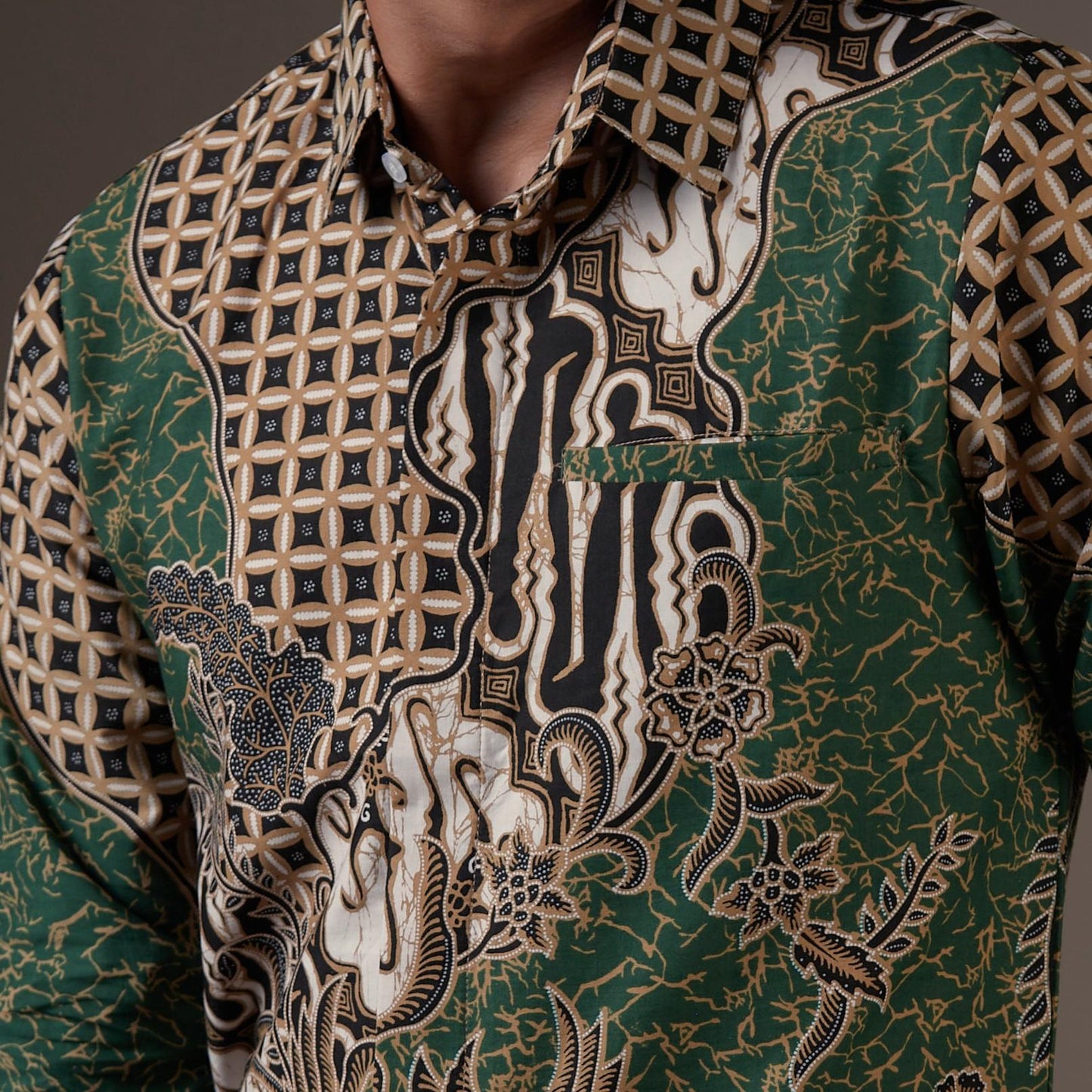 Josari - Mandalas Kemeja Batik Pria Premium Lengan Panjang