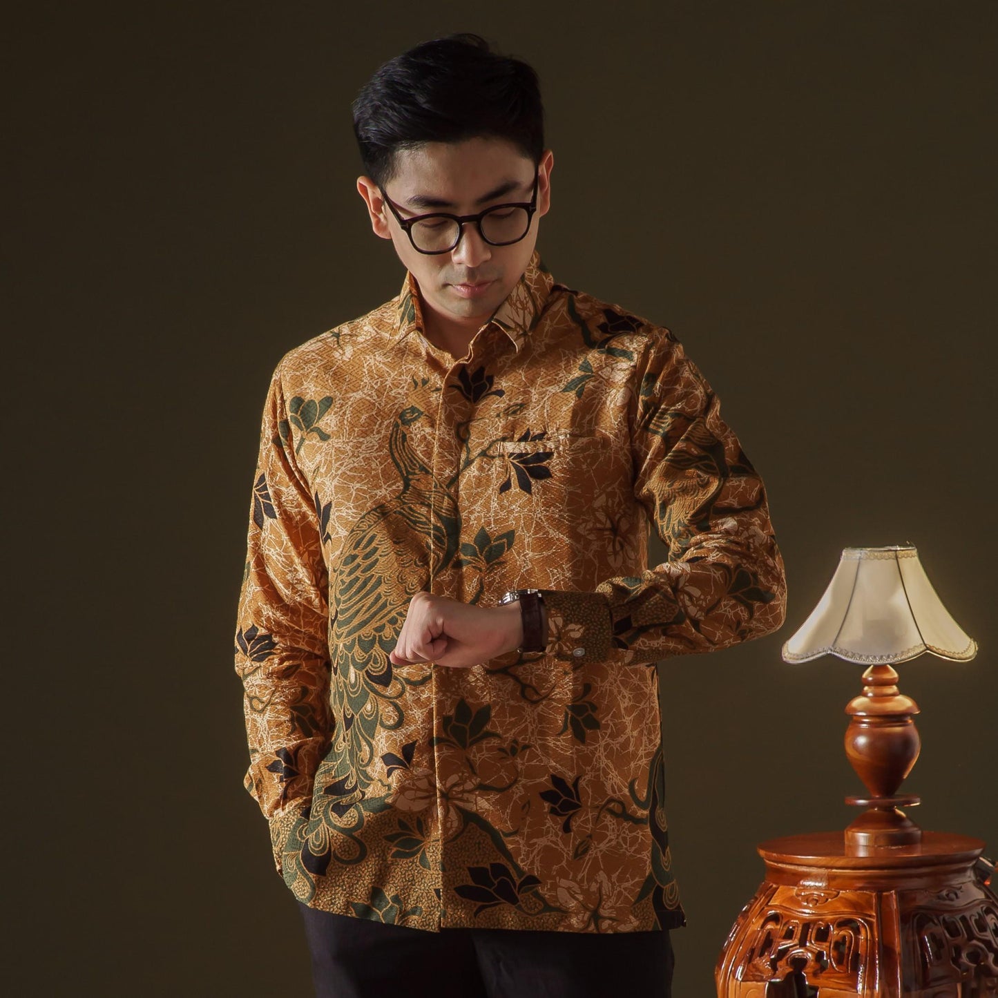 Vertit - Mandalas Kemeja Batik Pria Premium Lengan Panjang