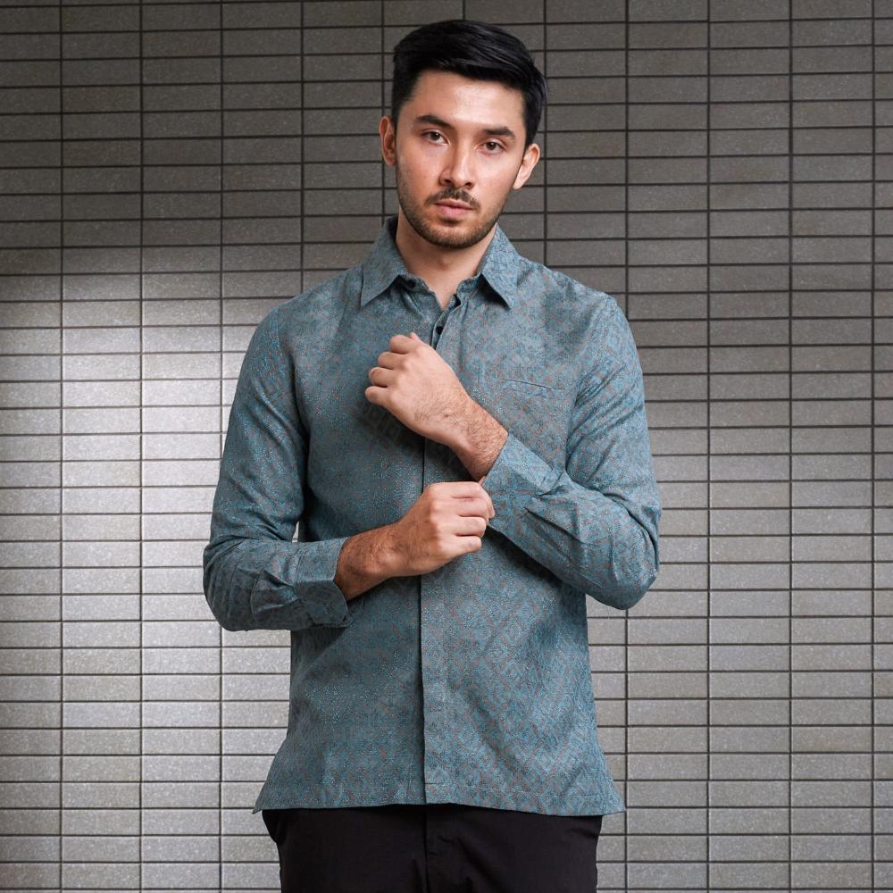 Firza - Mandalas Kemeja Batik Pria Premium Lengan Panjang
