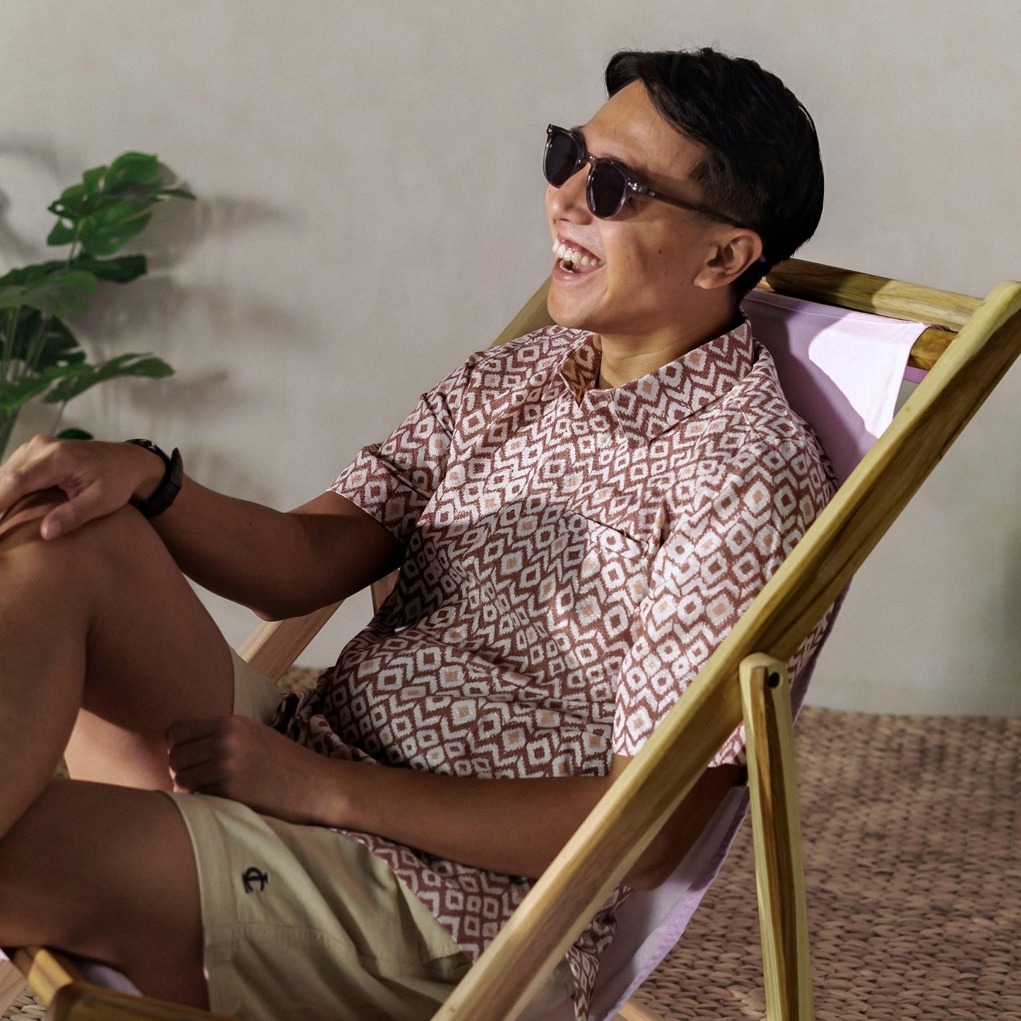 Lombokan - Mandalas Premium Men's Short Sleeve Batik Shirt