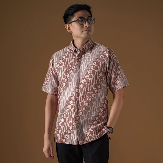 Parero - Mandalas Kemeja Batik Pria Premium Lengan Pendek