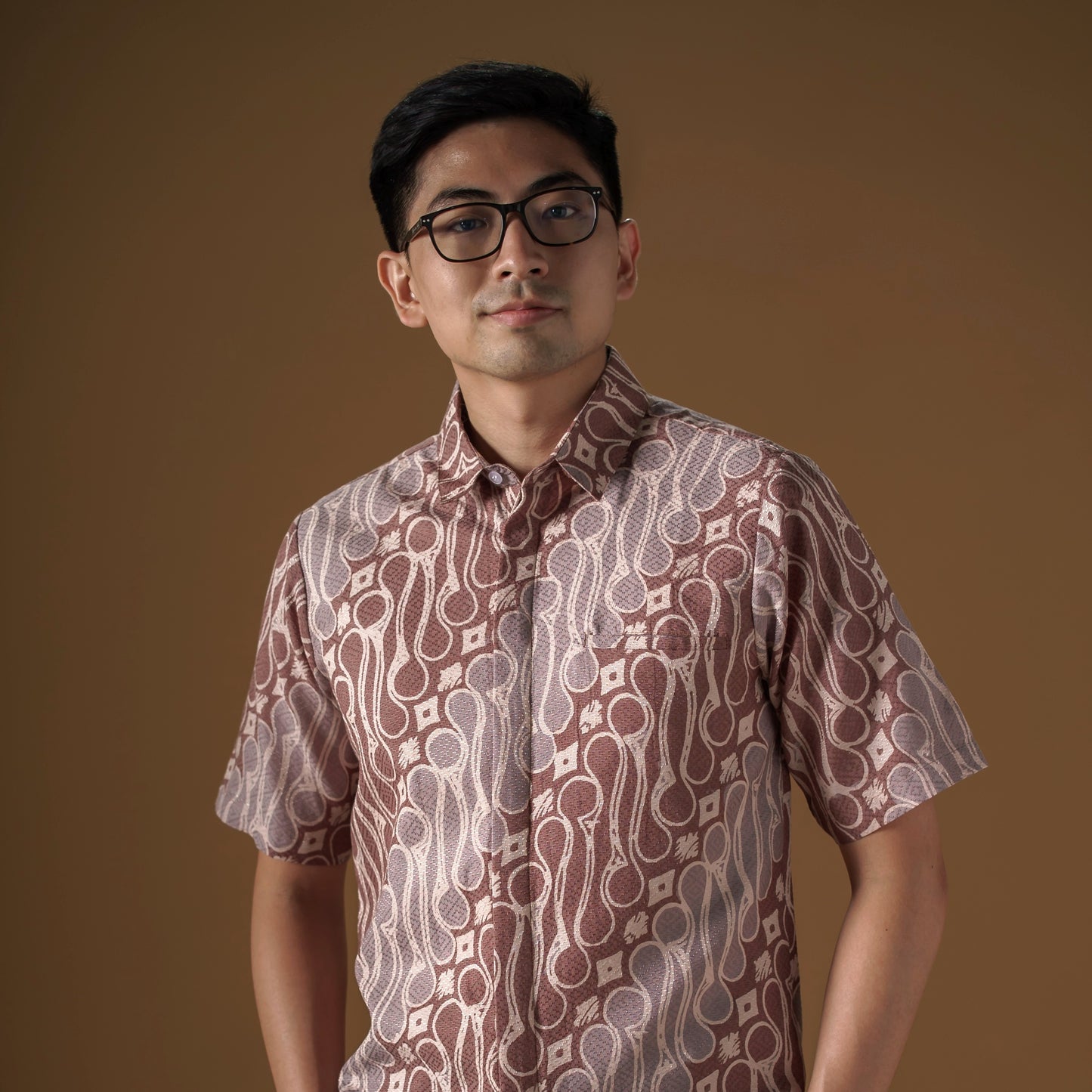 Parero - Mandalas Premium Men's Short Sleeve Batik Shirt