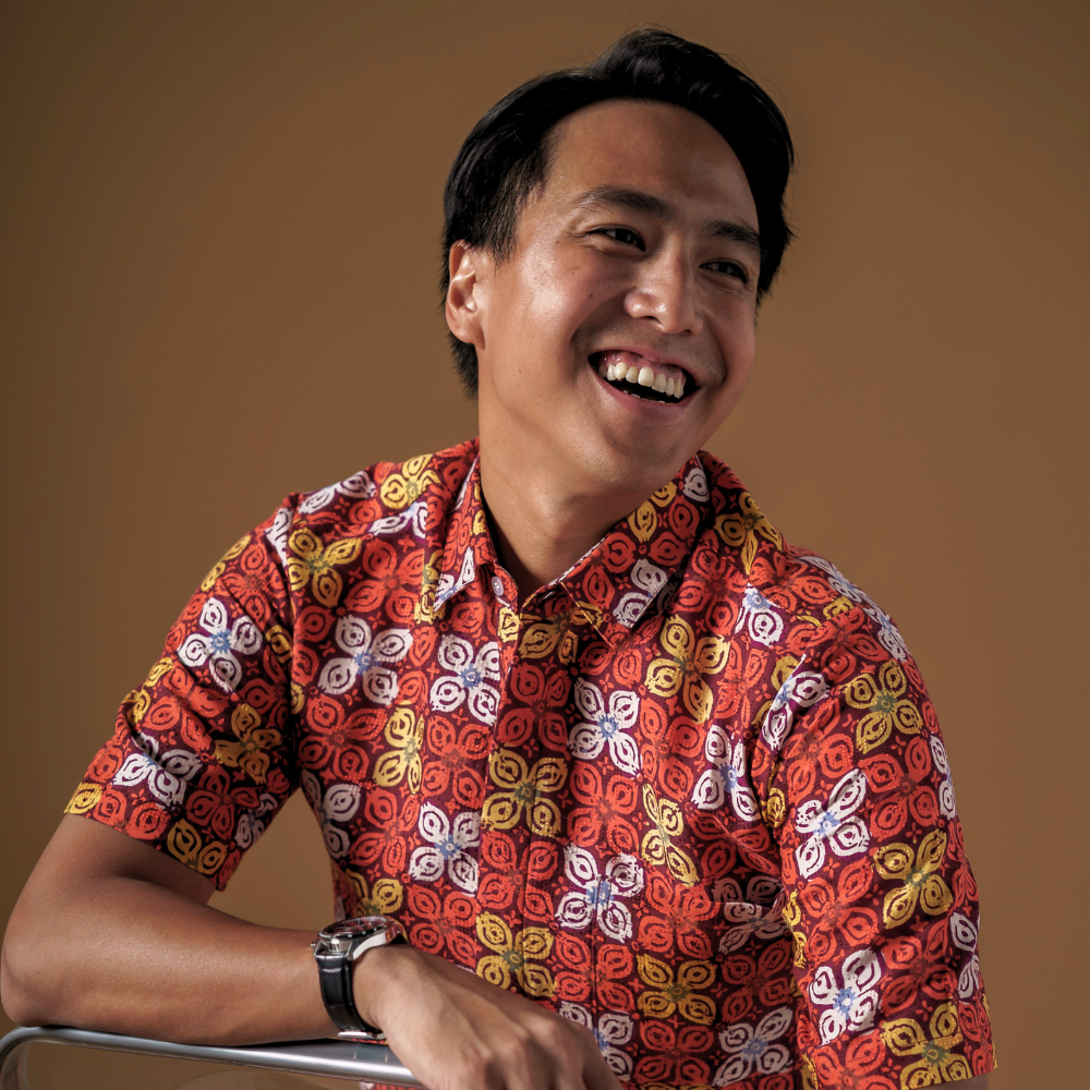 Citrus - Mandalas Premium Men's Short Sleeve Batik Shirt