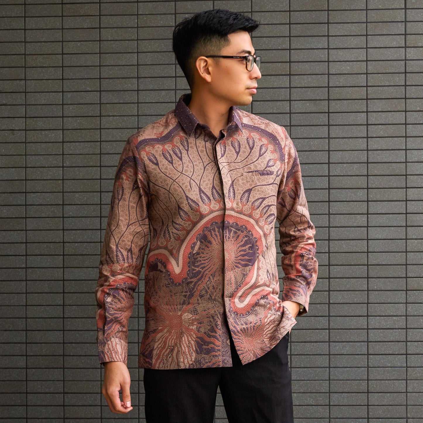 Marbu - Mandalas Kemeja Batik Pria Premium Lengan Panjang