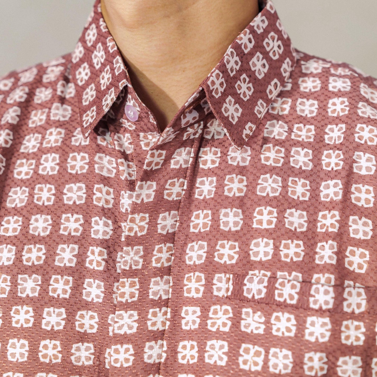 Prasant - Mandalas Kemeja Batik Pria Premium Lengan Pendek