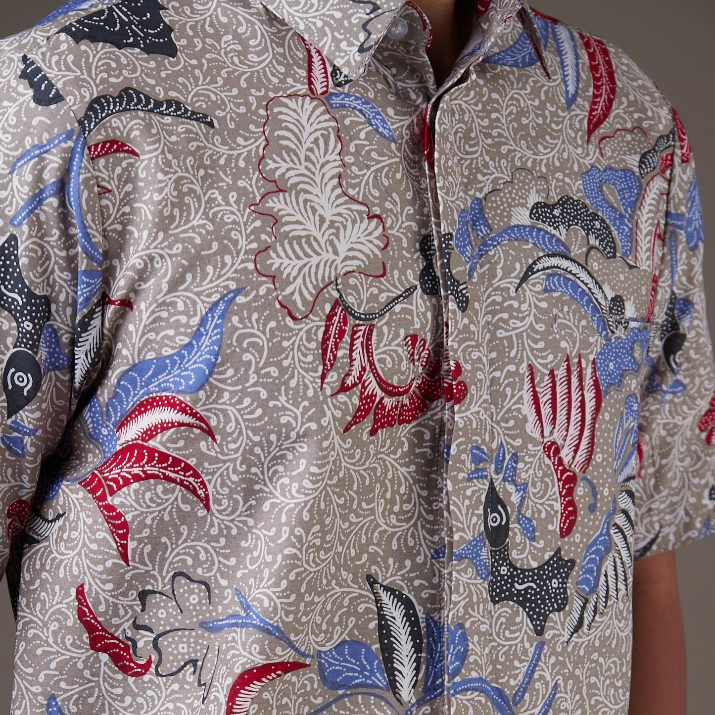 Canaria - Mandalas Kemeja Batik Pria Premium Lengan Pendek
