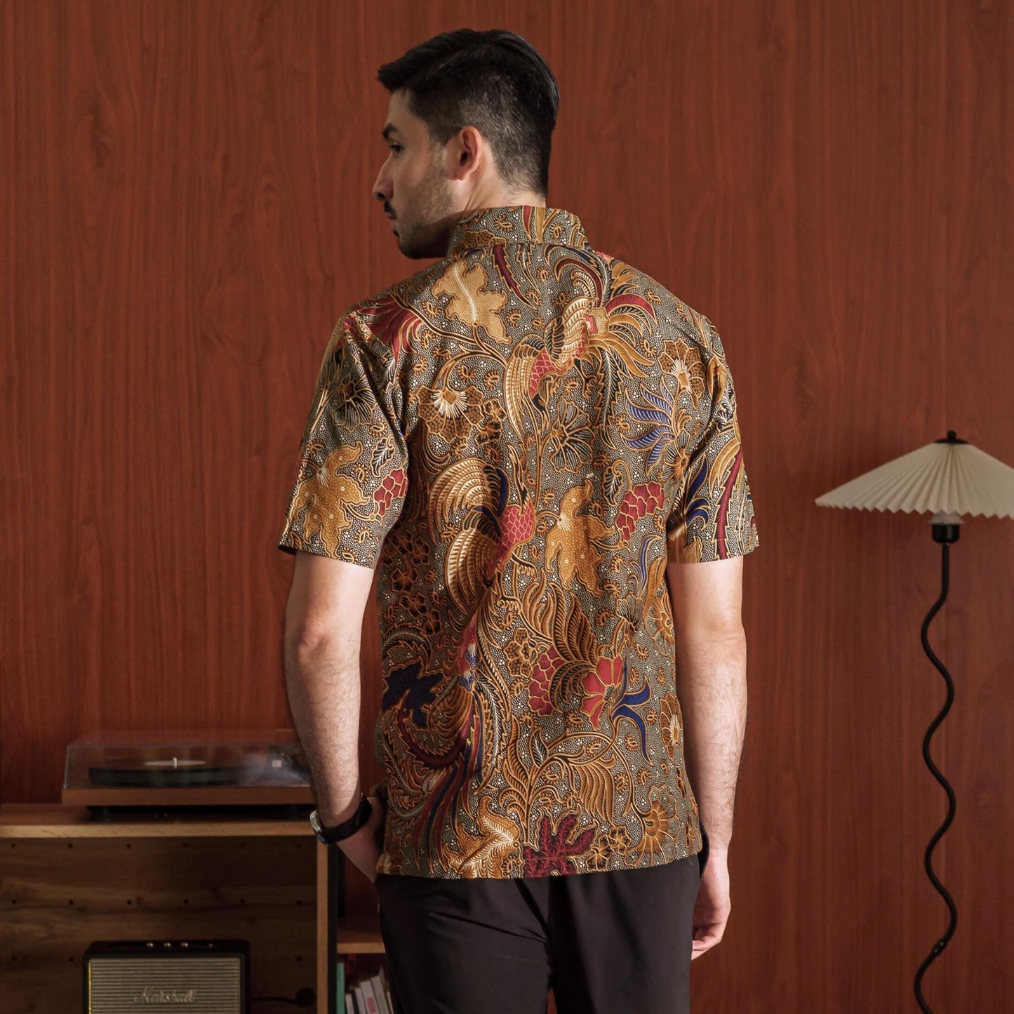 Abumo - Mandalas Kemeja Batik Pria Premium Lengan Pendek