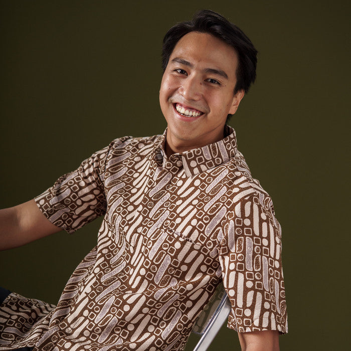 Bonatera - Mandalas Kemeja Batik Pria Premium Lengan Pendek