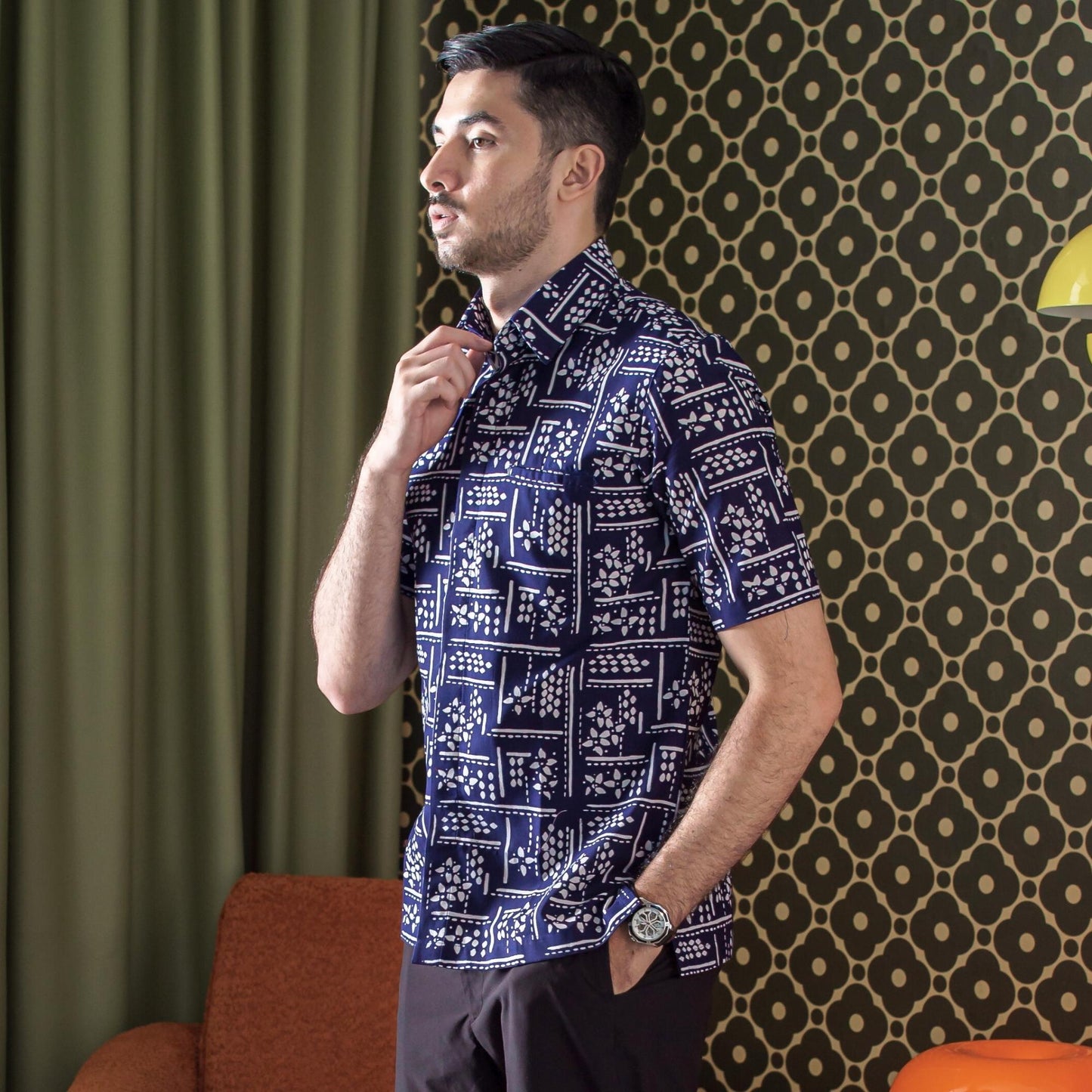 Conteru - Mandalas Kemeja Batik Pria Premium Lengan Pendek