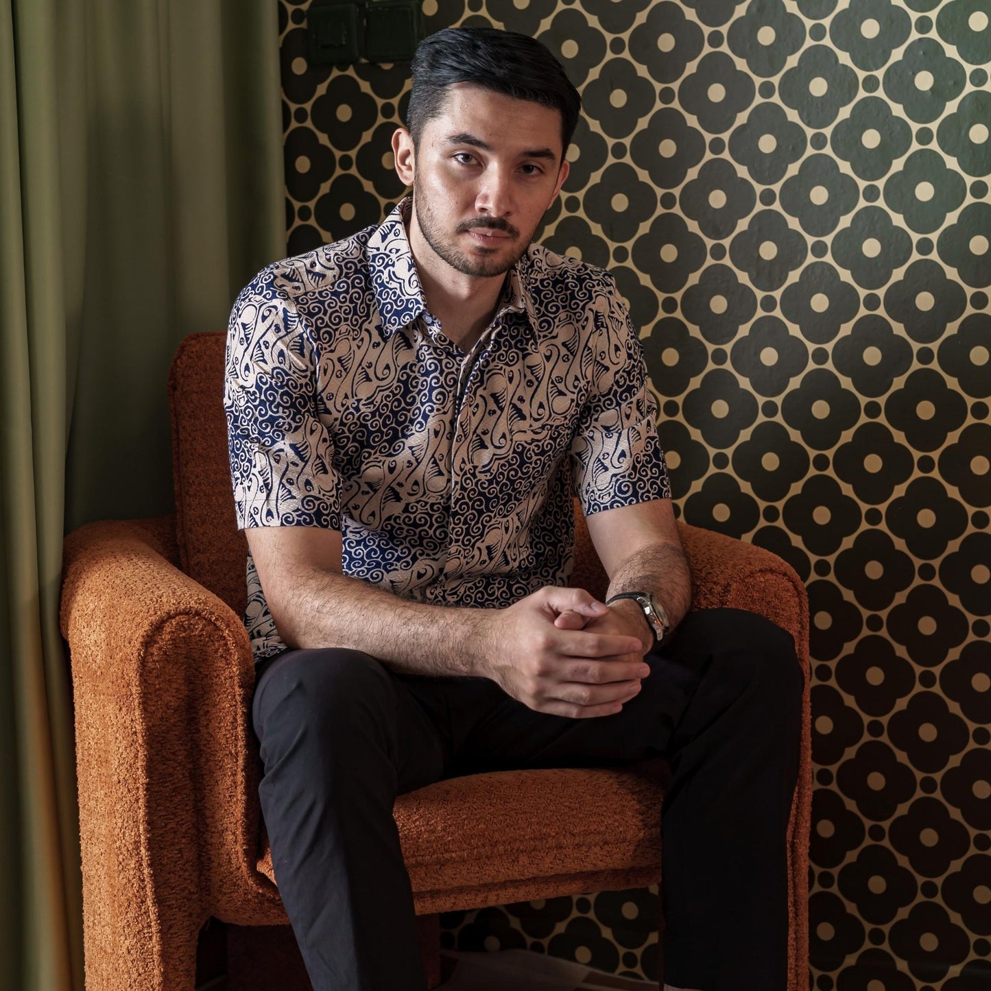 Parawil - Mandalas Kemeja Batik Pria Premium Lengan Pendek