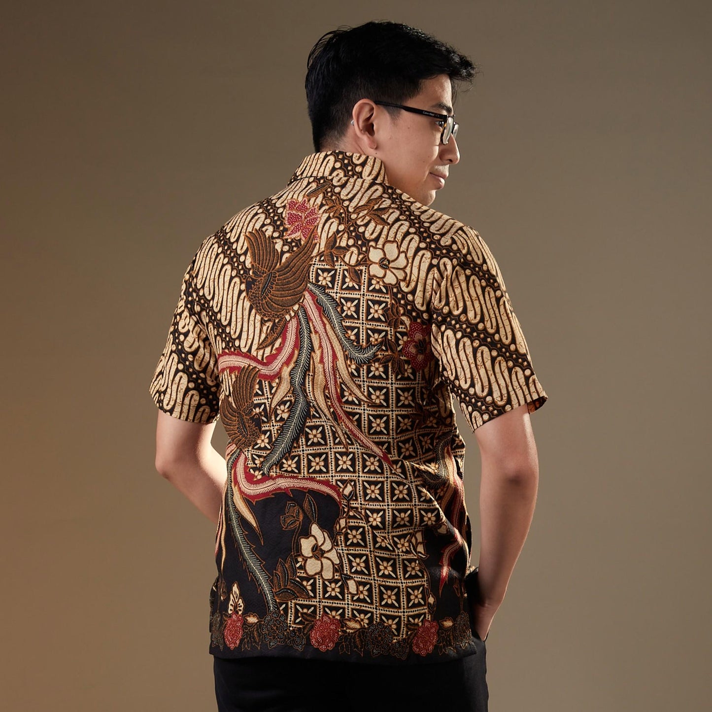 Skorel - Mandalas Kemeja Batik Pria Premium Lengan Pendek