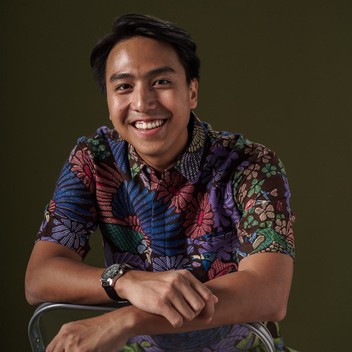 Rangni - Mandalas Premium Men's Short Sleeve Batik Shirt
