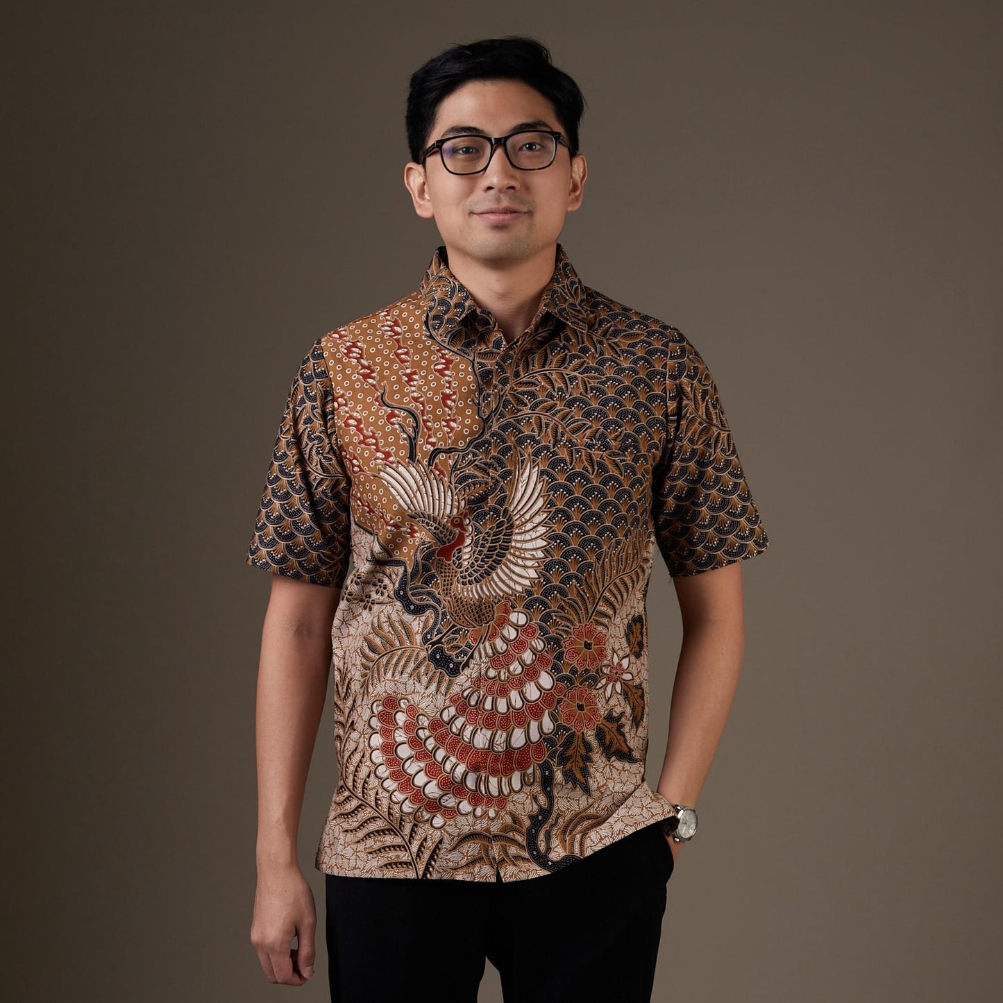 Pendapa - Mandalas Kemeja Batik Pria Premium Lengan Pendek