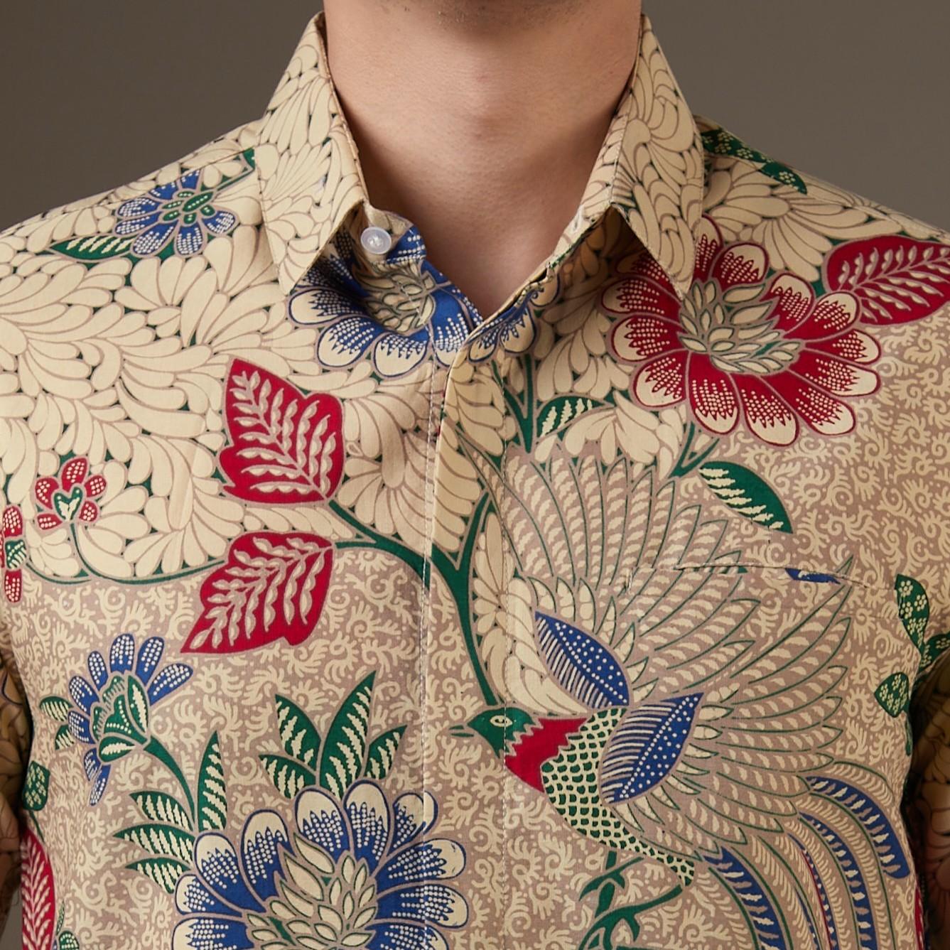 Mulaja - Mandalas Kemeja Batik Pria Premium Lengan Pendek