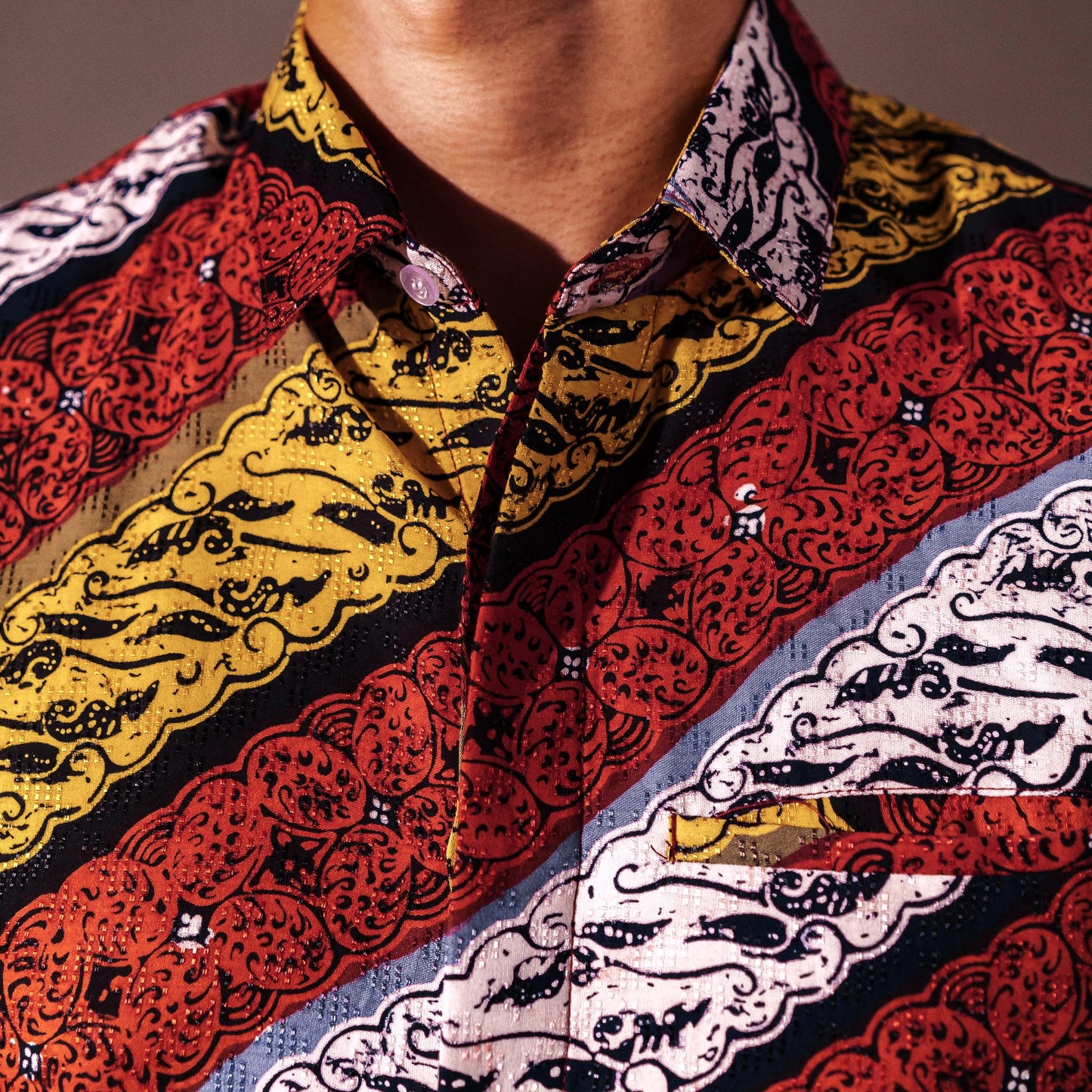 Moltres - Mandalas Premium Men's Short Sleeve Batik Shirt