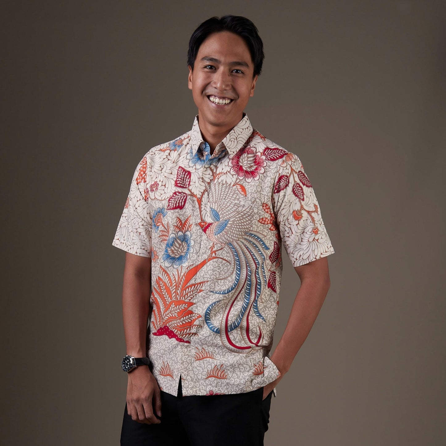 Mularum - Mandalas Kemeja Batik Pria Premium Lengan Pendek
