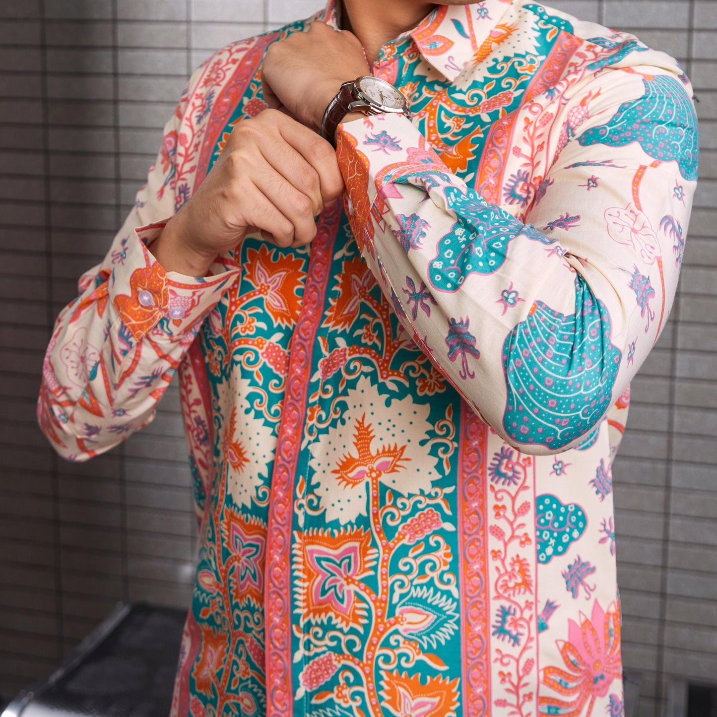 Padma - Mandalas Kemeja Batik Pria Premium Lengan Panjang