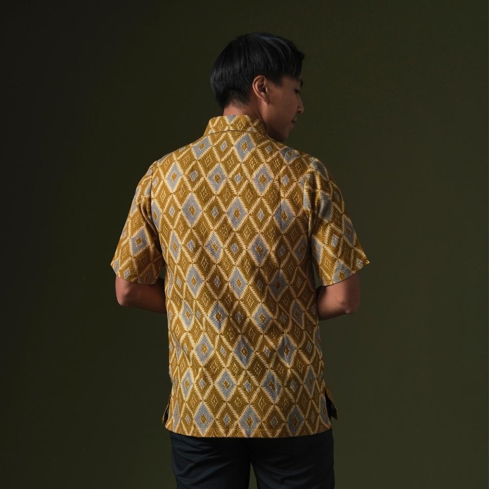 Tumas - Mandalas Premium Men's Short Sleeve Batik Shirt