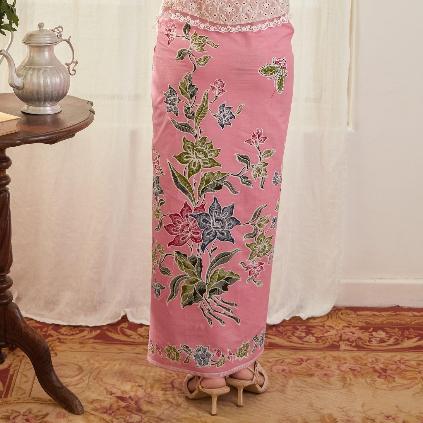 Kalyana Pink - Mandalas Rok Lilit Batik Premium Wanita