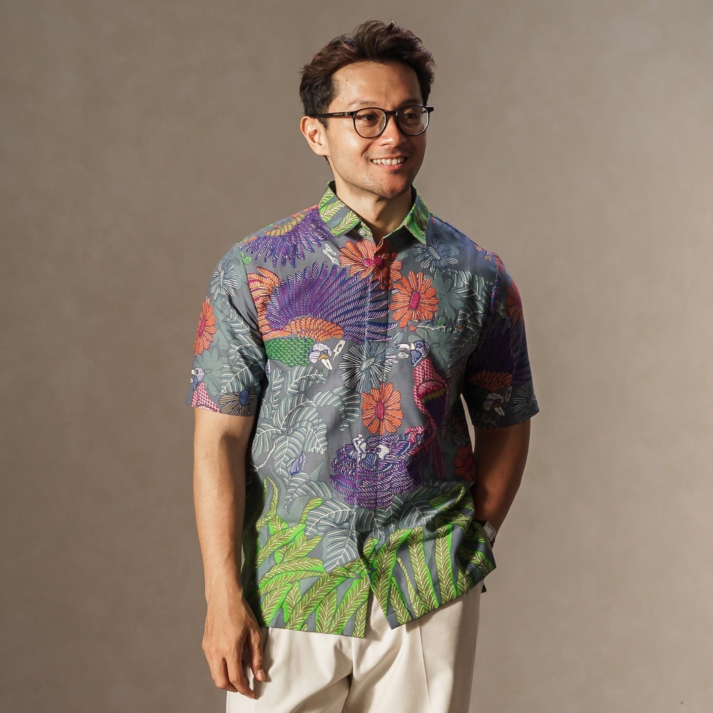 Rangsil - Mandalas Kemeja Batik Pria Premium Lengan Pendek