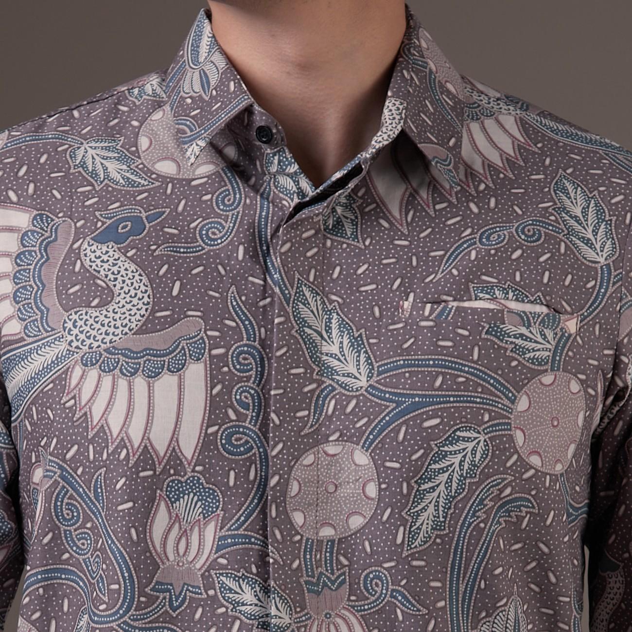 Borau - Mandalas Kemeja Batik Pria Premium Lengan Panjang