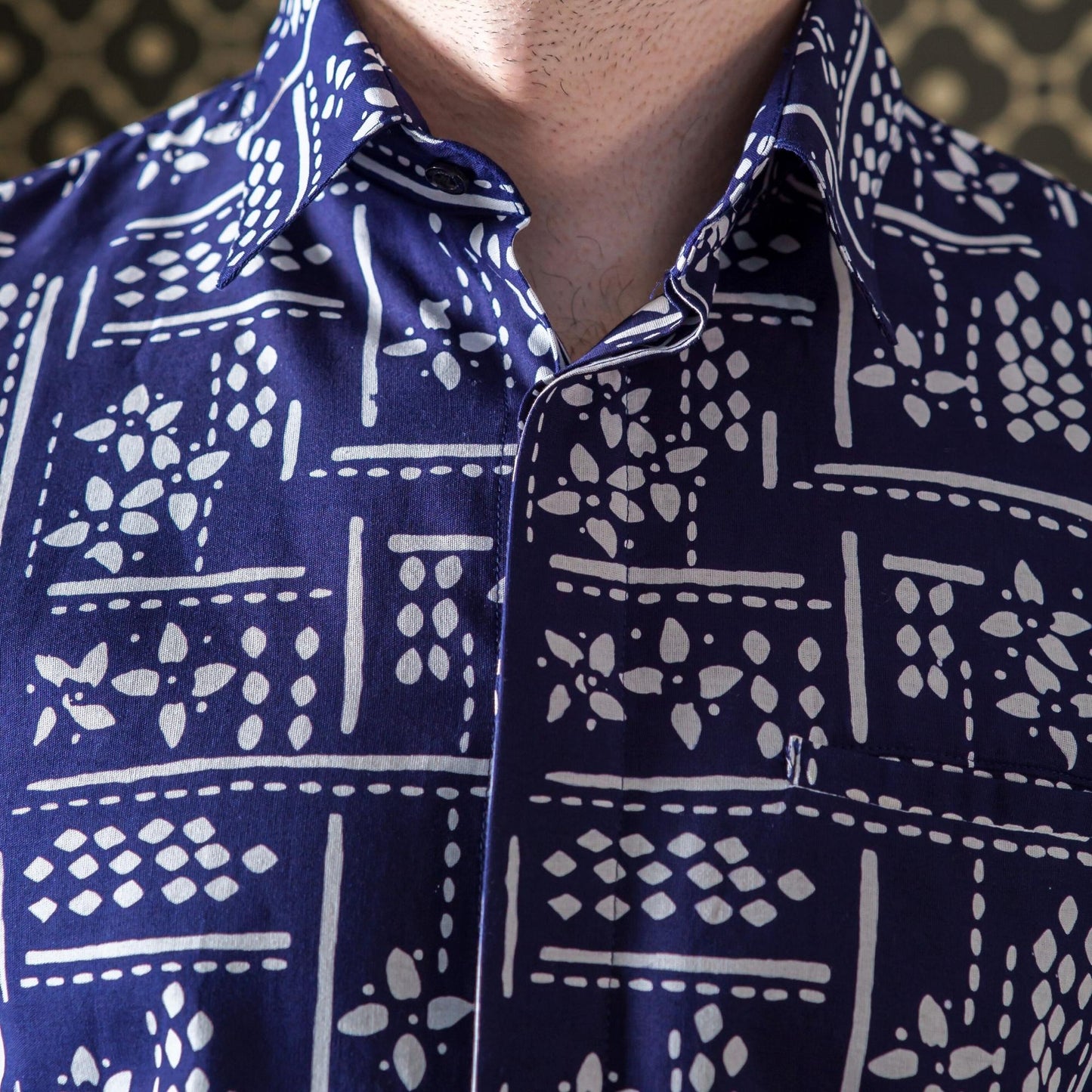 Conteru - Mandalas Kemeja Batik Pria Premium Lengan Pendek