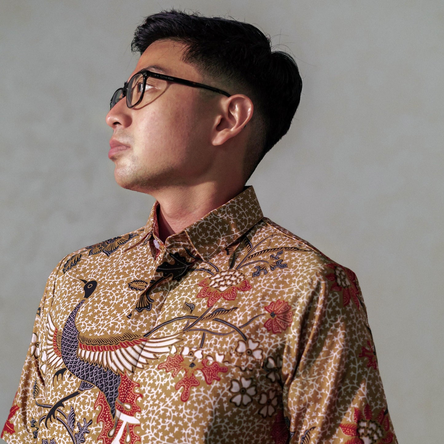 Trisesa - Mandalas Premium Men's Short Sleeve Batik Shirt