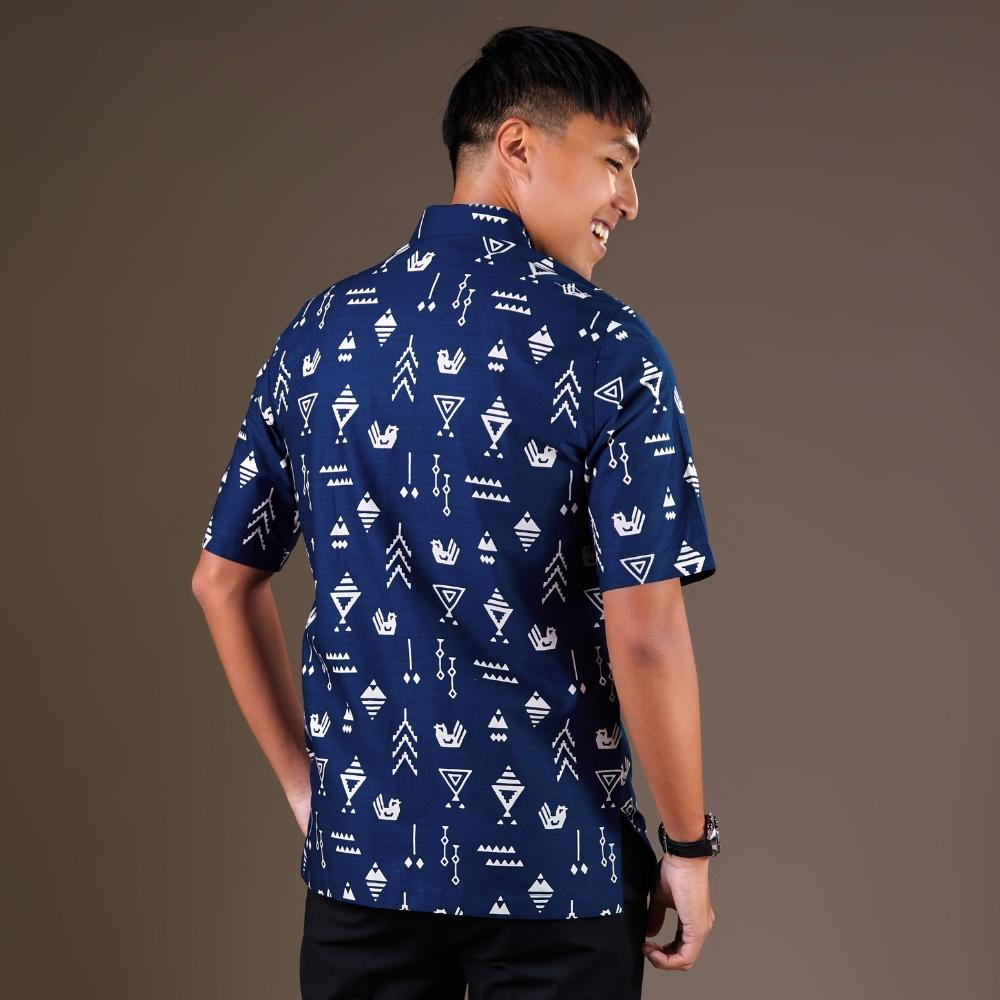 Cikiru - Mandalas Kemeja Batik Pria Premium Lengan Pendek