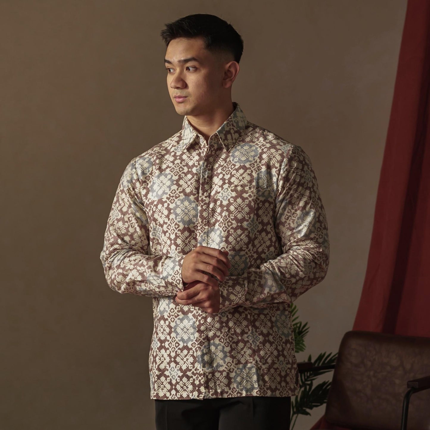Jazer - Mandalas Kemeja Batik Pria Premium Lengan Panjang
