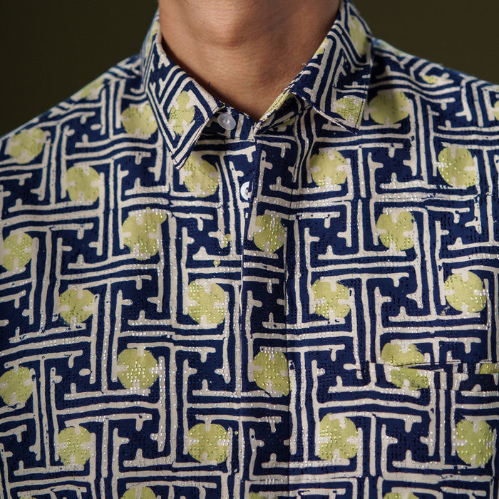 Pakaman - Mandalas Kemeja Batik Pria Premium Lengan Pendek