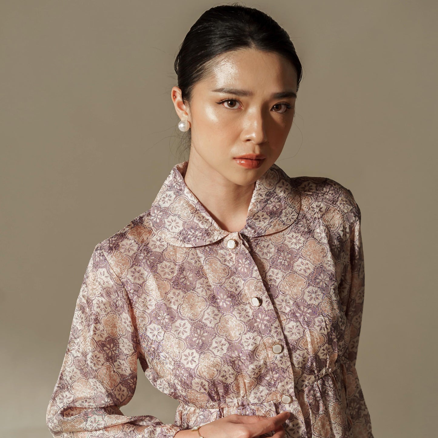 Karima Long Sleeve - Mandalas Modern Outerwear Women's Babydoll Top
