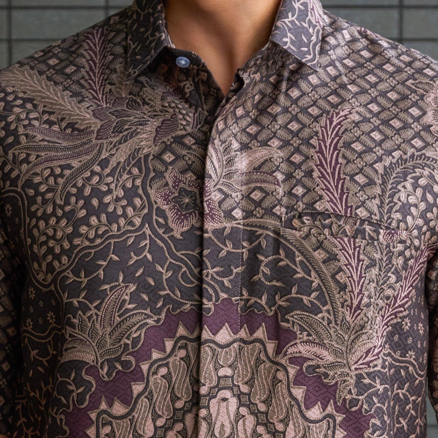 Kanavid - Mandalas Kemeja Batik Pria Premium Lengan Pendek