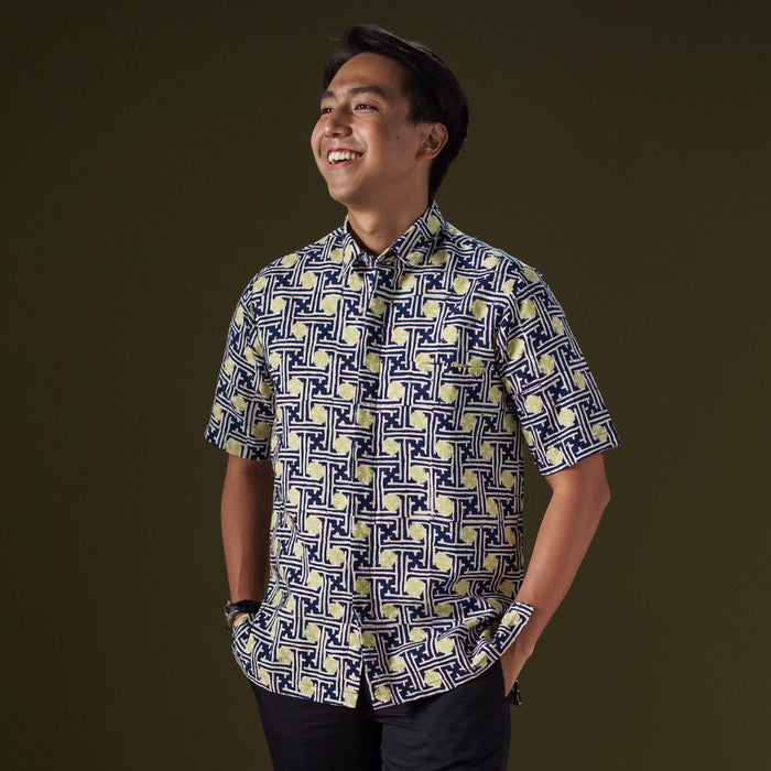 Pakaman - Mandalas Kemeja Batik Pria Premium Lengan Pendek
