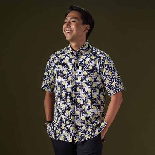 Pakaman - Mandalas Kemeja Batik Pria Premium Lengan Pendek