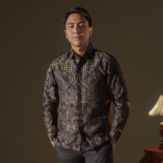 Praba - Mandalas Kemeja Batik Pria Premium Lengan Panjang