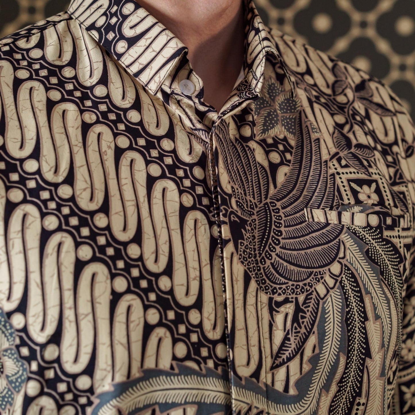 Laburel - Mandalas Kemeja Batik Pria Premium Lengan Pendek