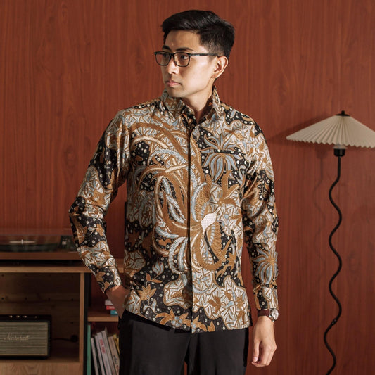 Guradian - Mandalas Kemeja Batik Pria Premium Lengan Panjang