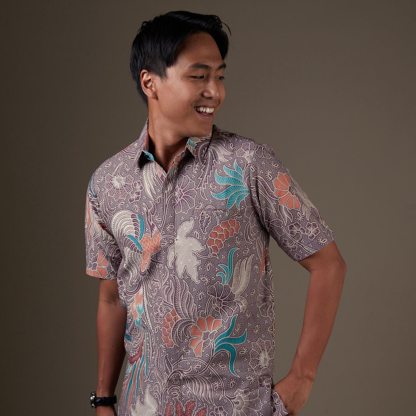 Alamanda - Mandalas Kemeja Batik Pria Premium Lengan Pendek