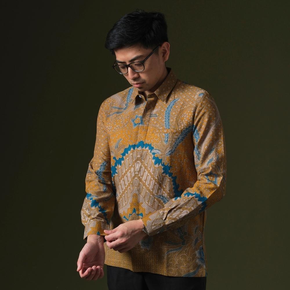 Kanarang - Mandalas Kemeja Batik Pria Premium Lengan Panjang