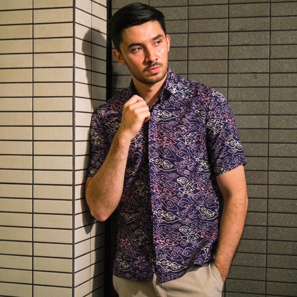 Mendangu - Mandalas Kemeja Batik Pria Premium Lengan Pendek