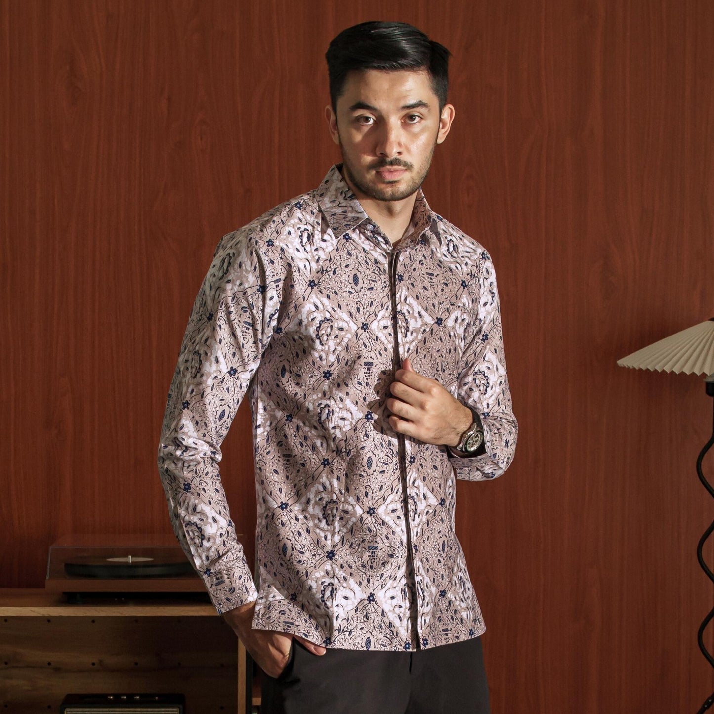 Purnasil - Mandalas Kemeja Batik Pria Premium Lengan Panjang