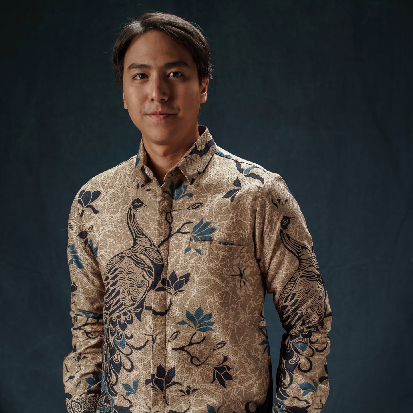 Blutit - Mandalas Kemeja Batik Pria Premium Lengan Panjang