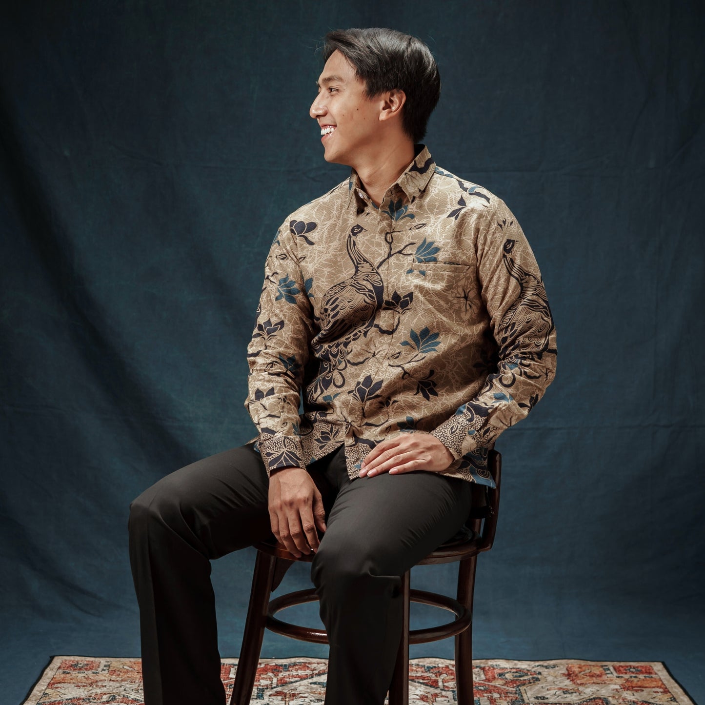 Blutit - Mandalas Kemeja Batik Pria Premium Lengan Panjang
