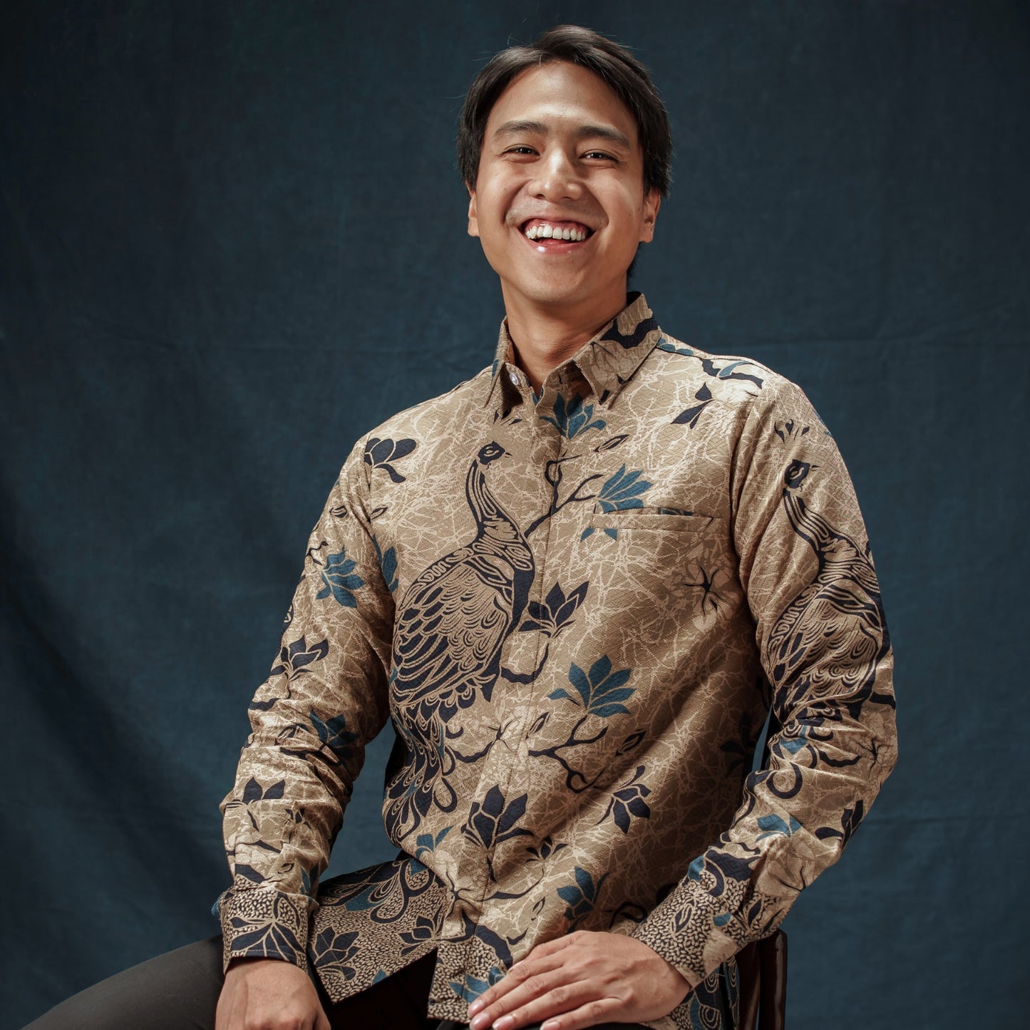 Blutit - Mandalas Kemeja Batik Pria Premium Lengan Panjang