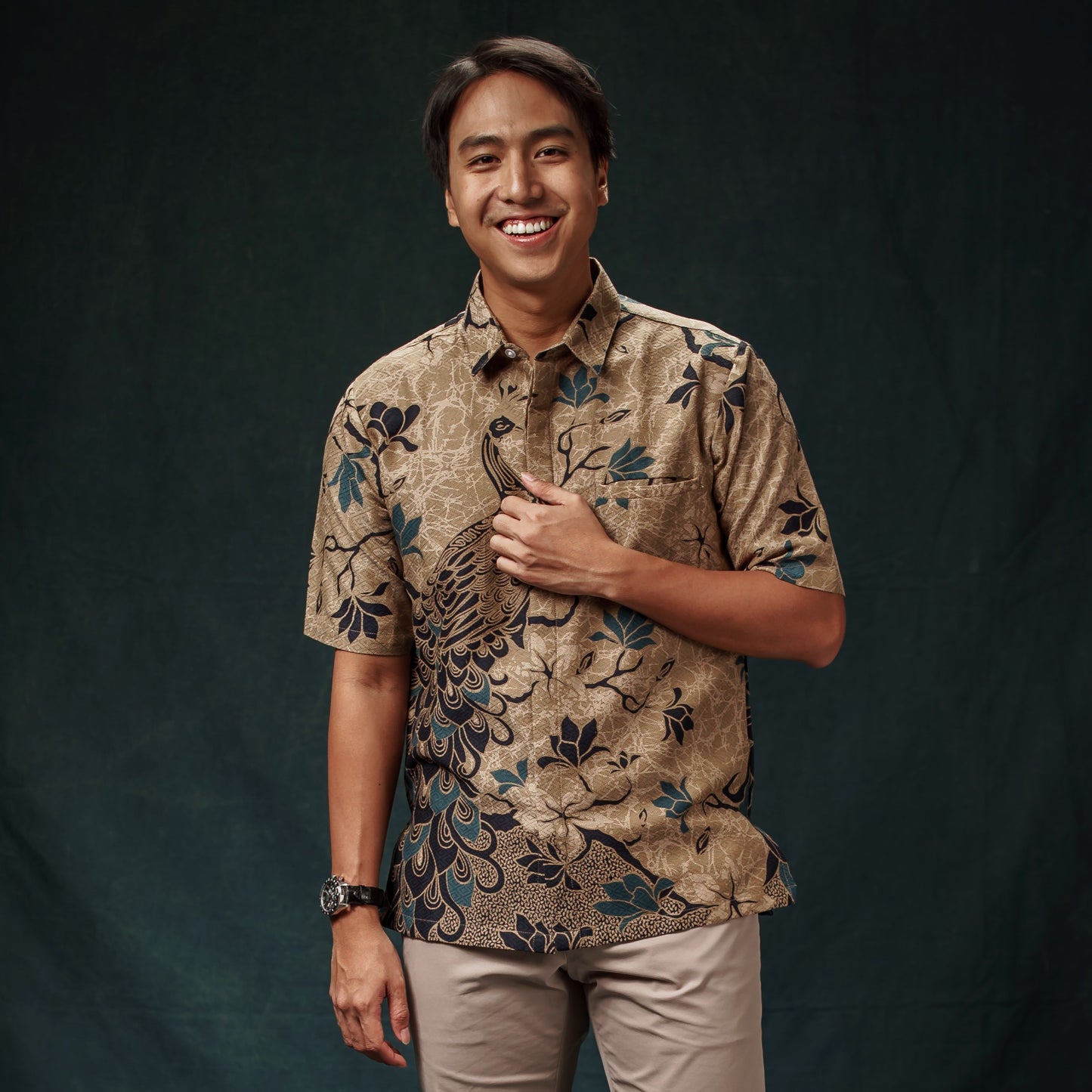 Blutit - Mandalas Kemeja Batik Pria Premium Lengan Pendek