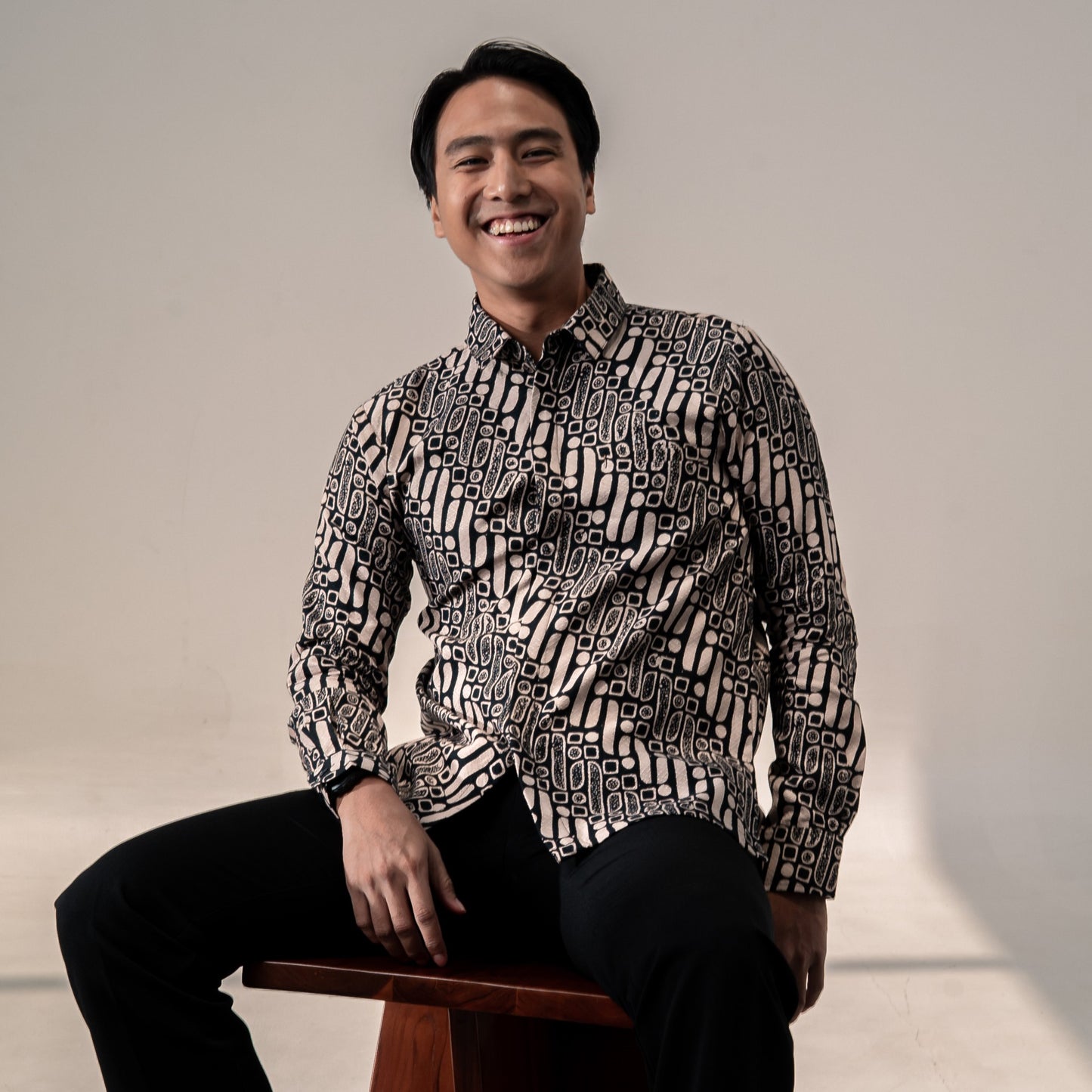 Bonadan - Mandalas Kemeja Batik Pria Premium Lengan Panjang