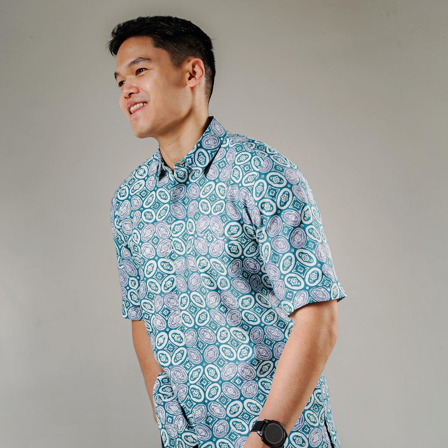 Camari - Mandalas Kemeja Batik Pria Premium Lengan Pendek