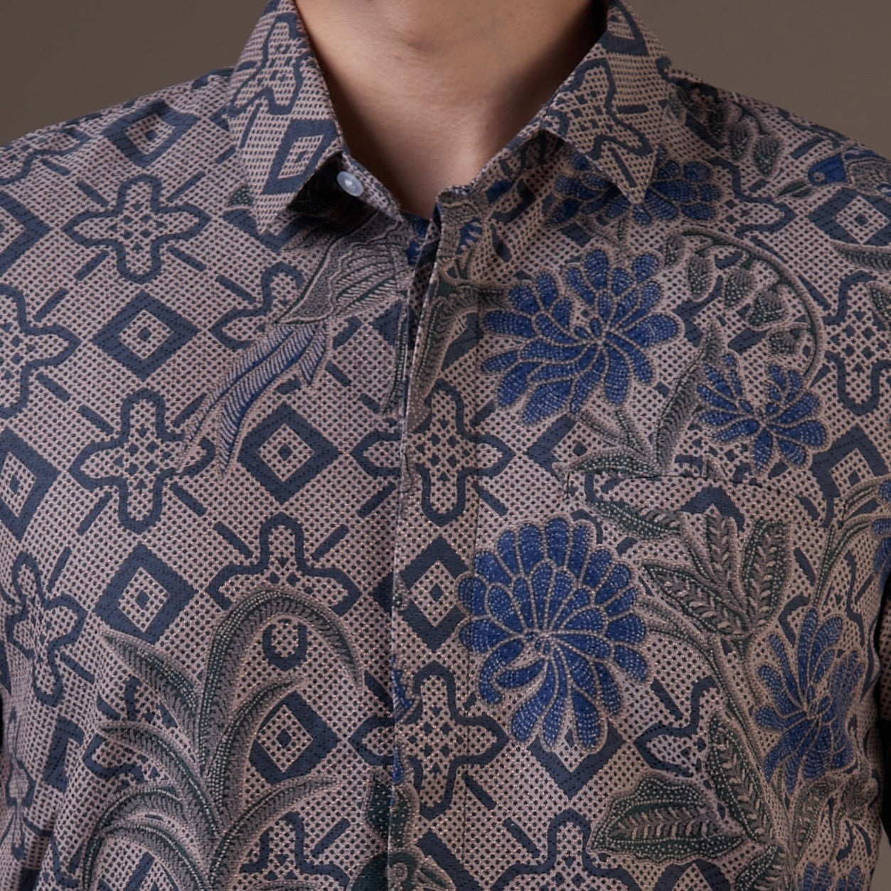 Coreno - Mandalas Kemeja Batik Pria Premium Lengan Panjang