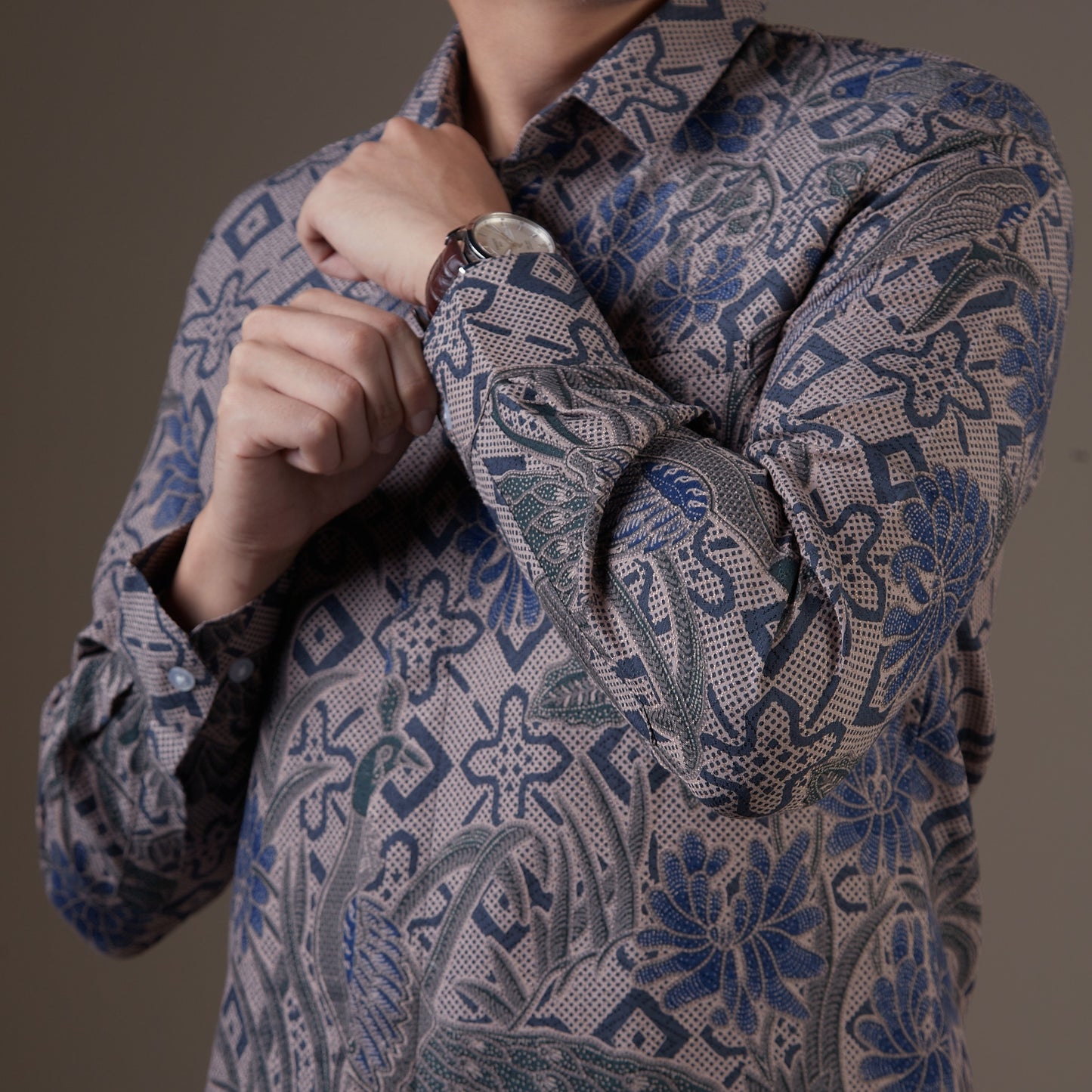 Coreno - Mandalas Kemeja Batik Pria Premium Lengan Panjang