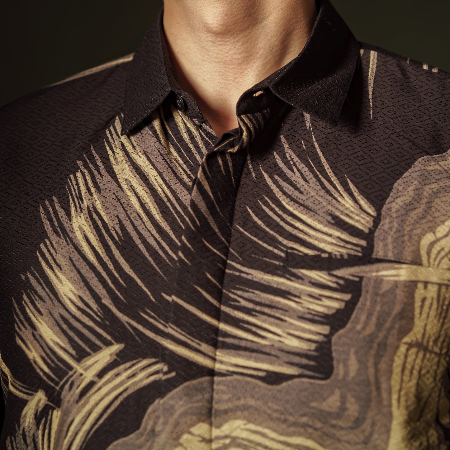 Danadian - Mandalas Premium Men's Long Sleeve Batik Shirt